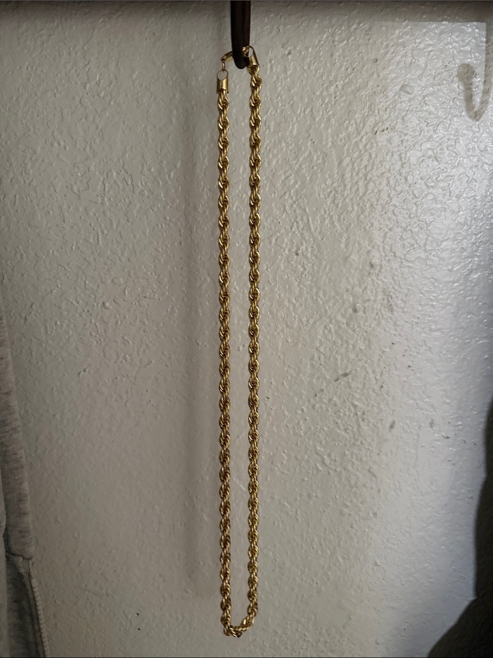 Real gold plated chain.